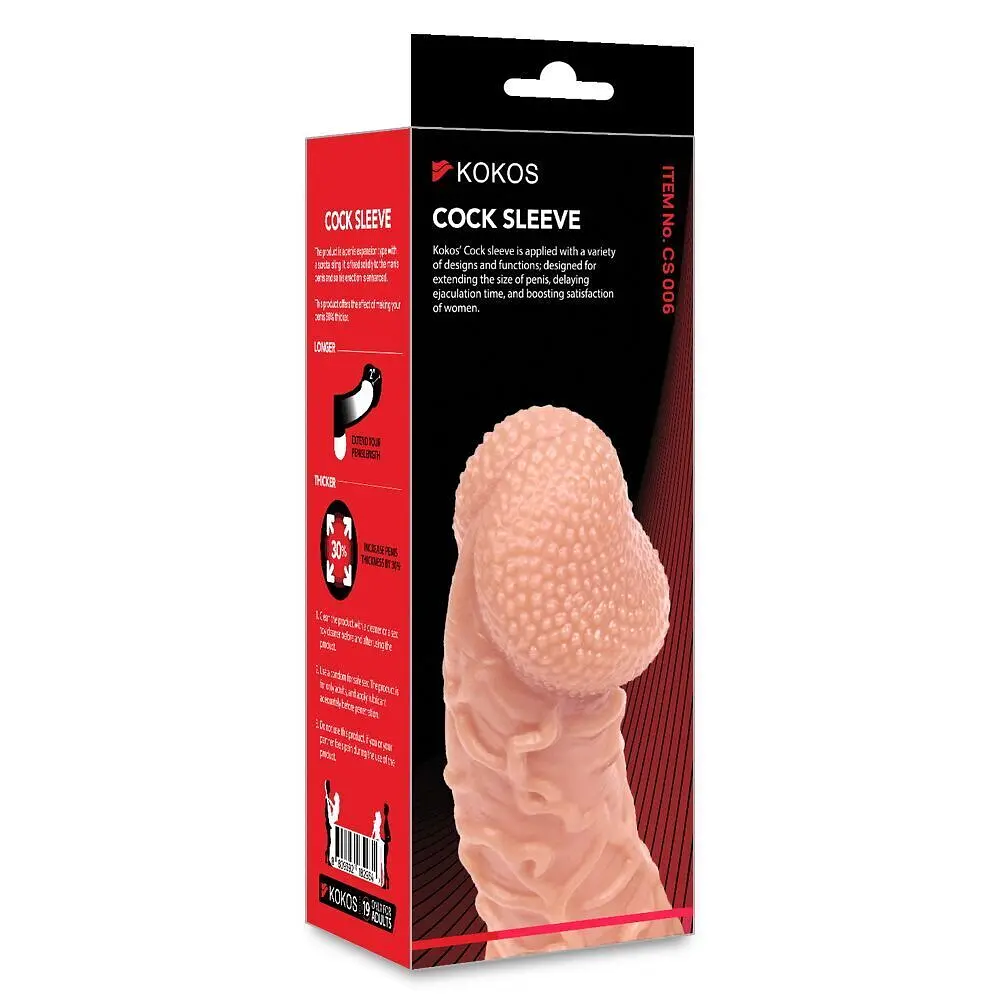 Насадка на член Kokos Cock Sleeve CS 006, S - фото 10