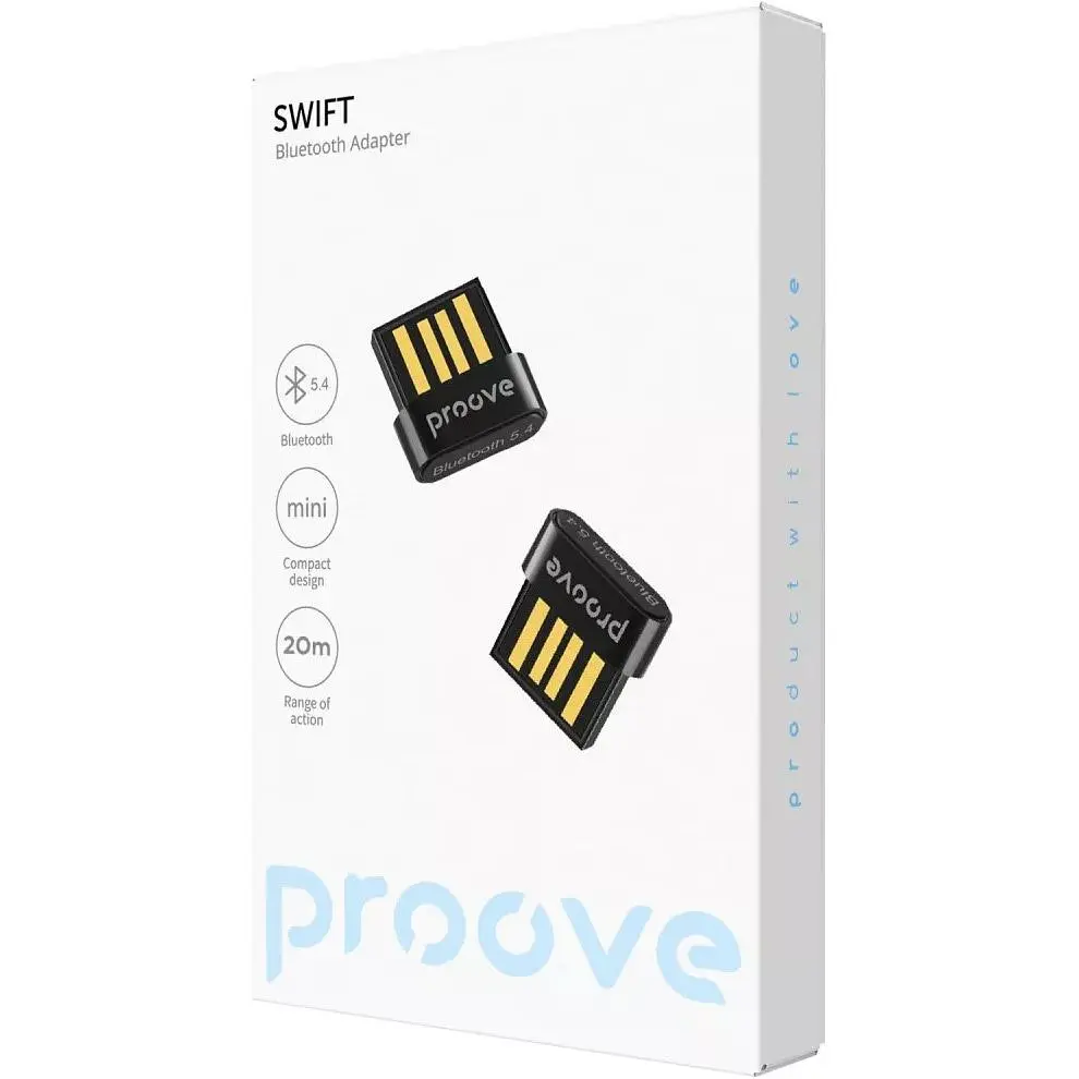 Bluetooth-адаптер Proove Swift Bluetooth 5.4 (HBCP54001001) [139711] - фото 2