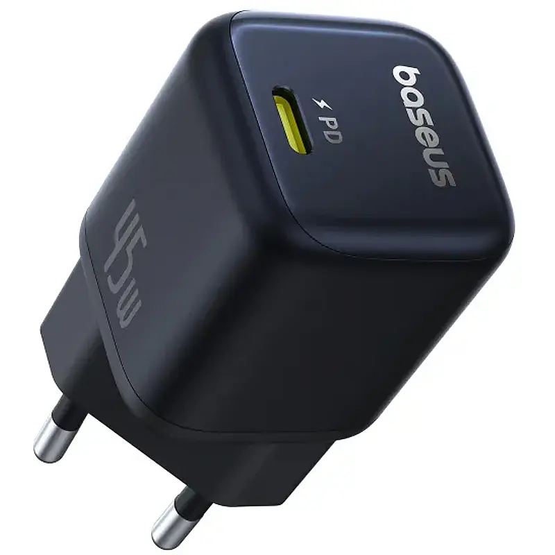 МЗП Baseus PicoGo GaN Fast Charger 45W (1USB-C) (P10176800) Cosmic Black - фото 2