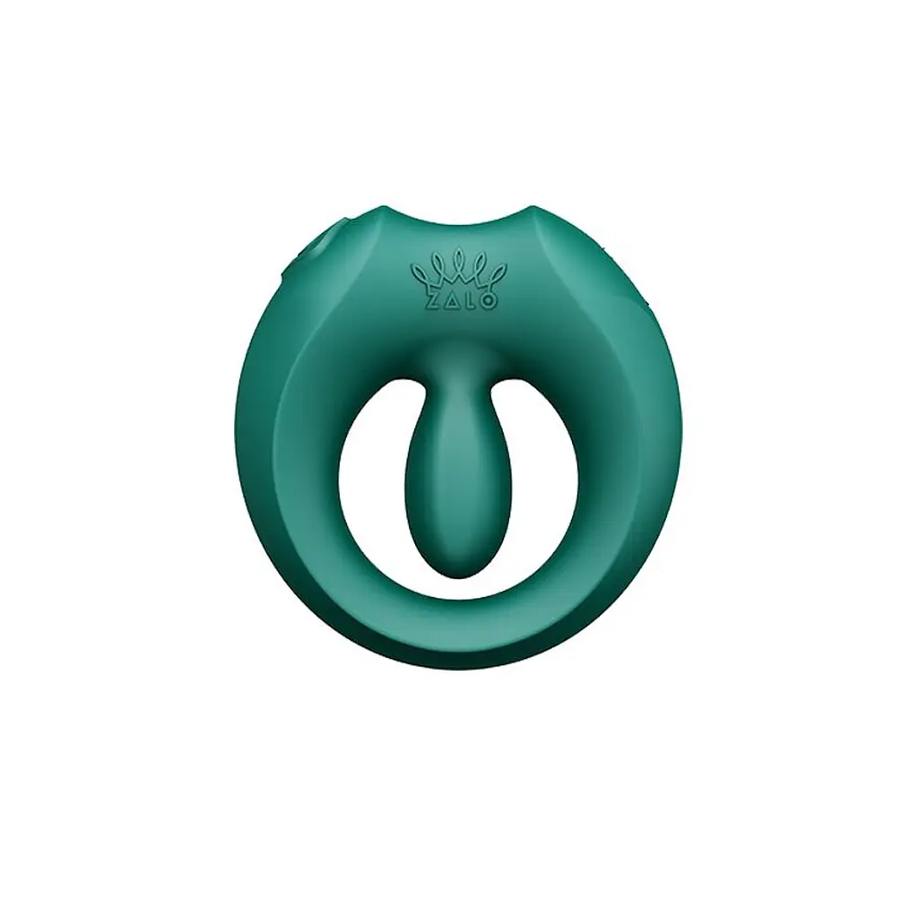 Ерекційне смарт-віброкільце Zalo Apis Turquoise Green