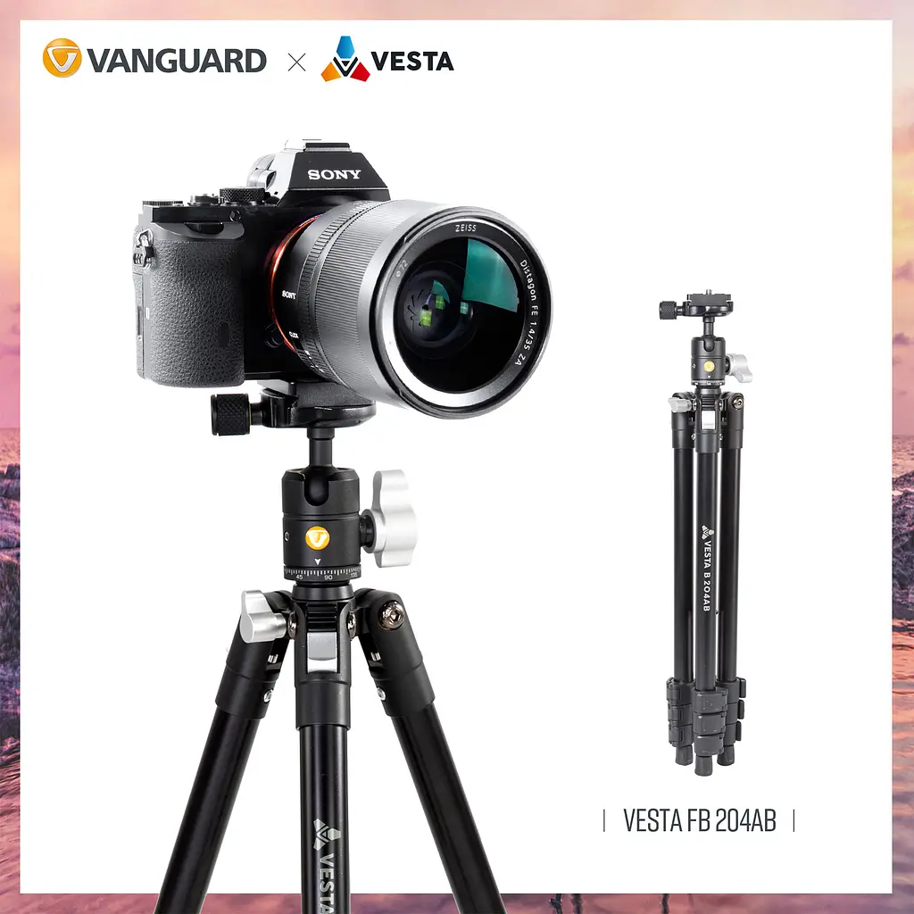 Штатив Vanguard Vesta FB 204AB (Vesta FB 204AB), Чорний - фото 7
