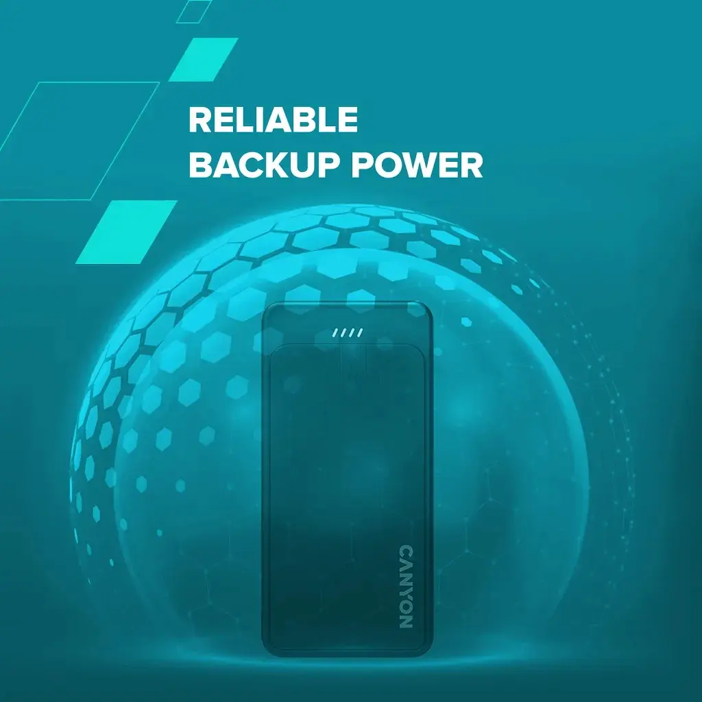 Батарея універсальна Canyon OnPower 100 10000mAh, 5В/2А, Black (CNS-CPB100B) - фото 10