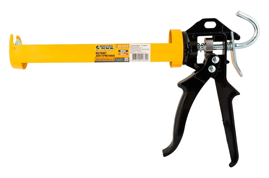 Пистолет монтажный для силикона Mastertool 355мм полуоткрытый 80-0234 - фото 2