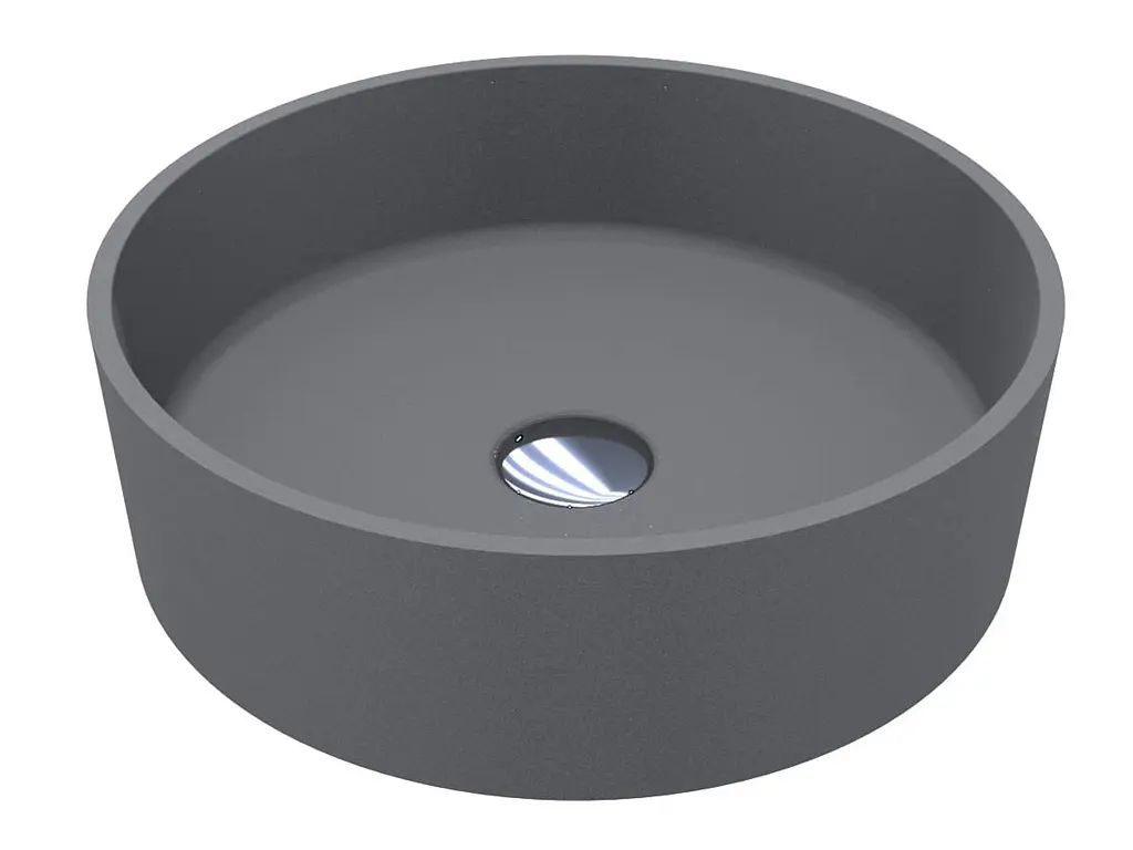 Умивальник Miraggio Bergamo mirastone gray Сірий 0002674