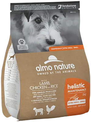 Сухий корм для собак малих і мініатюрних порід Almo Nature (Альмо Натюр) з ягням, куркою, рисом 2 кг - фото 1