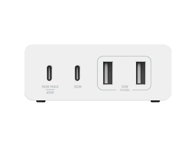Мережевий зарядний пристрій Belkin Boost Up Charge Pro GaN 4-Ports Charger 108 W White (WCH010VFWH) - фото 2