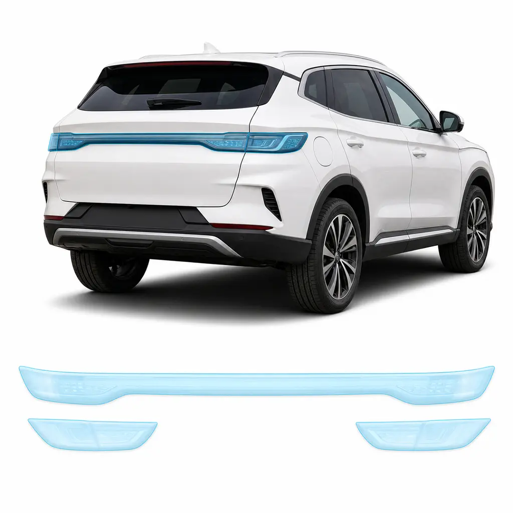 Антигравійна захисна бронеплівка за лекалами для BYD Song Plus I facelift 2023- задні ліхтарі стопи