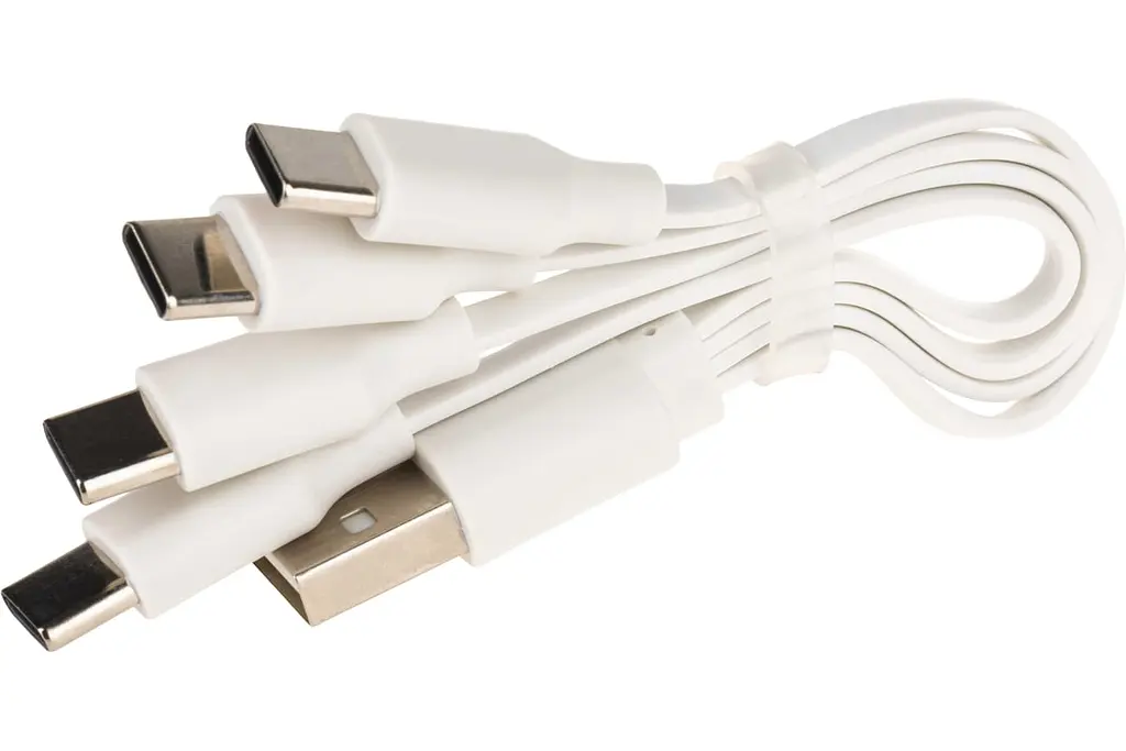Кабель розгалужувач Smartoools USB - Type-C для одночасного заряджання 4-х пристроїв White (19496) - фото 3