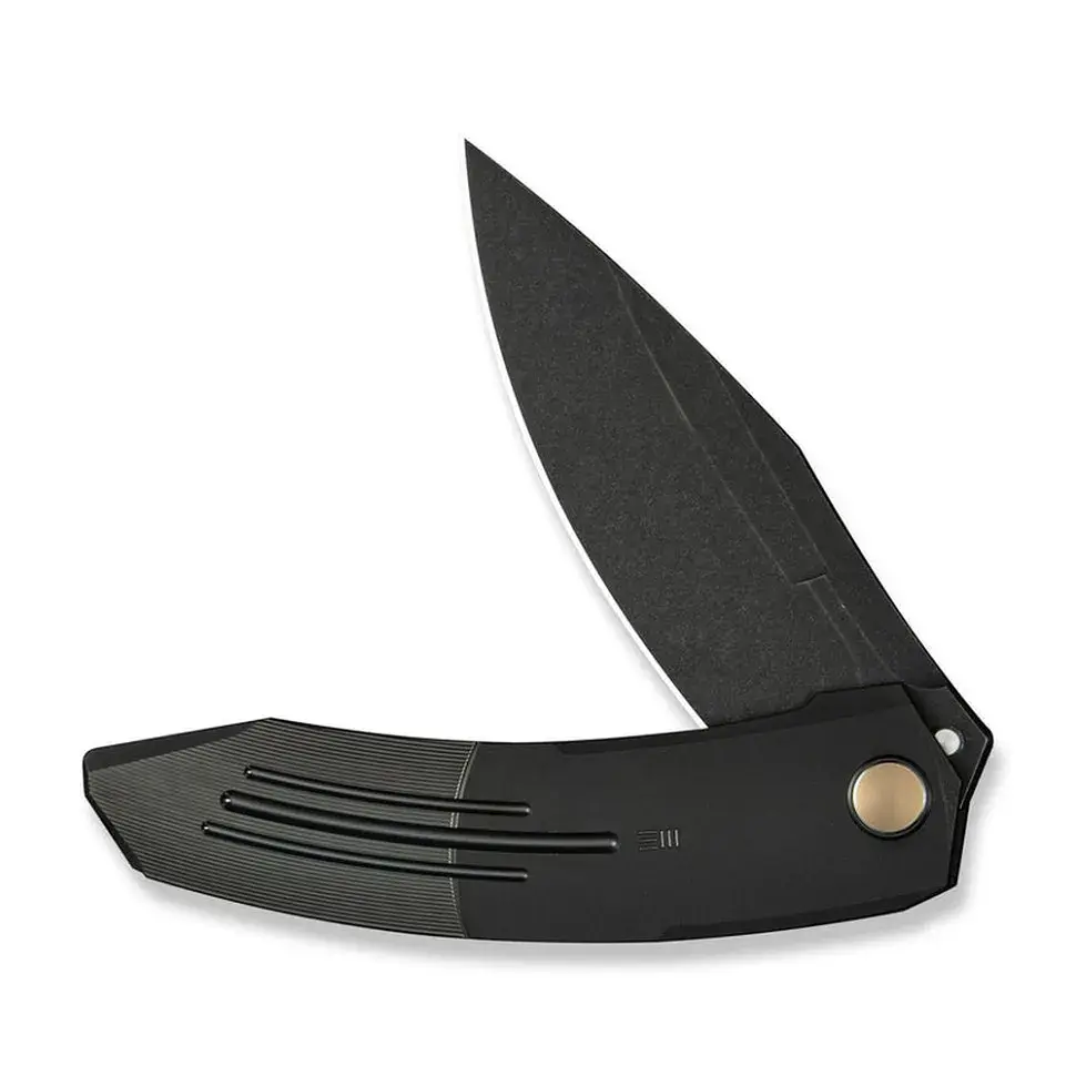 Ніж Weknife Sine Wave, Black Titanium, Darkwash (WE23069B-1) - фото 4