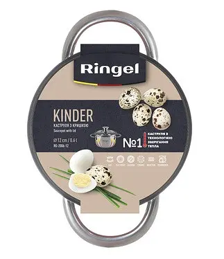 Каструля Ringel Kinder з кришкою 0.6 л (RG-2006-12) - фото 2