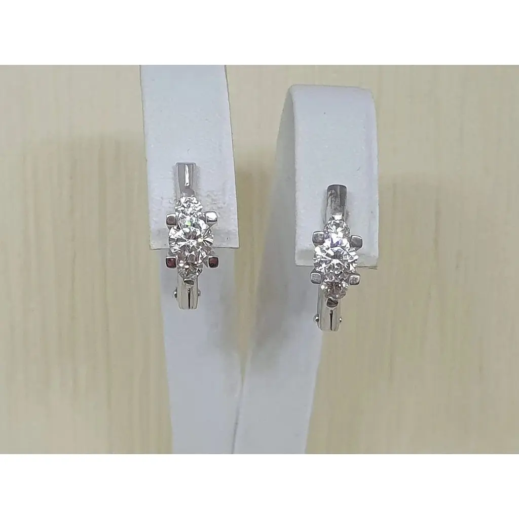 Серебряные серьги Qvaliz с фианитами. 90201007 - фото 3