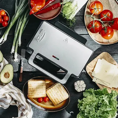 Сэндвичница гриль 2 в 1 Adler AD 3073 1400 Вт  - фото 10