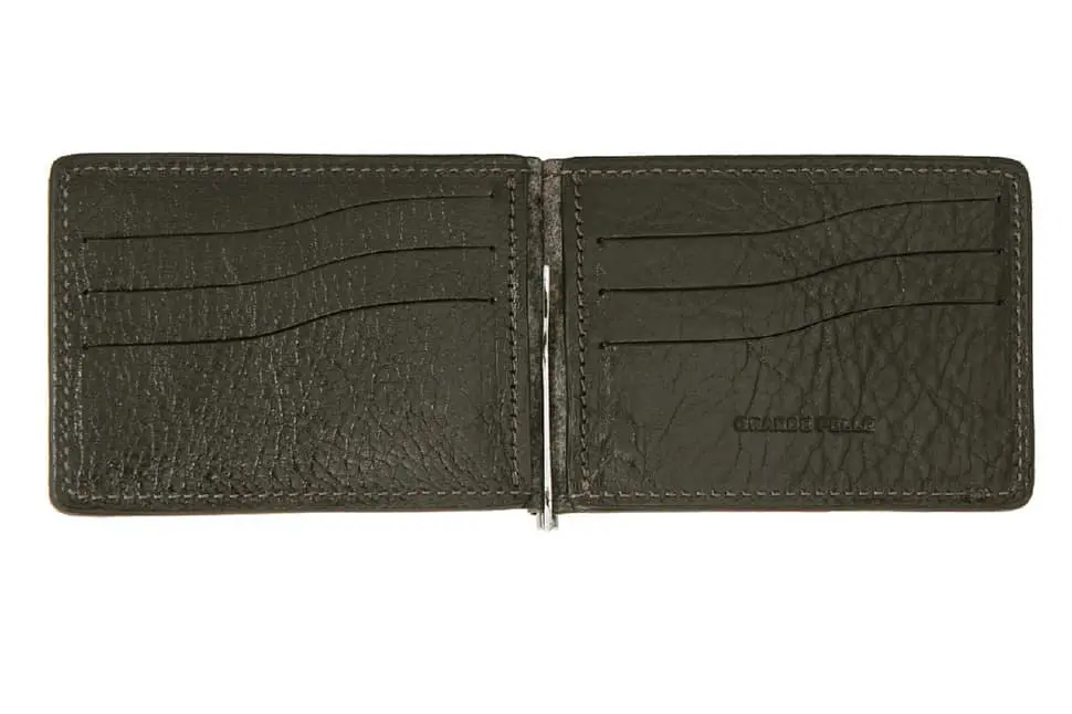 Зажим для купюр с монеткой Grande Pelle 11.5х8х0.5 см acs0032183 - фото 3