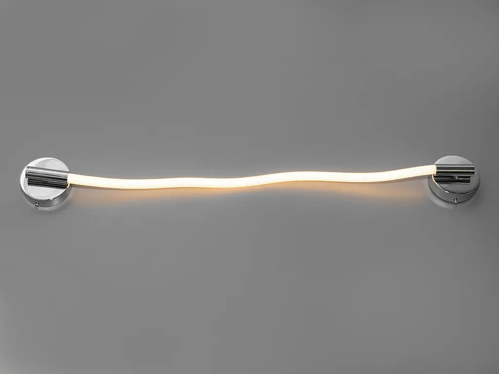 Настенный светильник LED Diasha 9600-CH Шланг 10W 550 лм хром для коридора спальни кухни офиса - фото 2