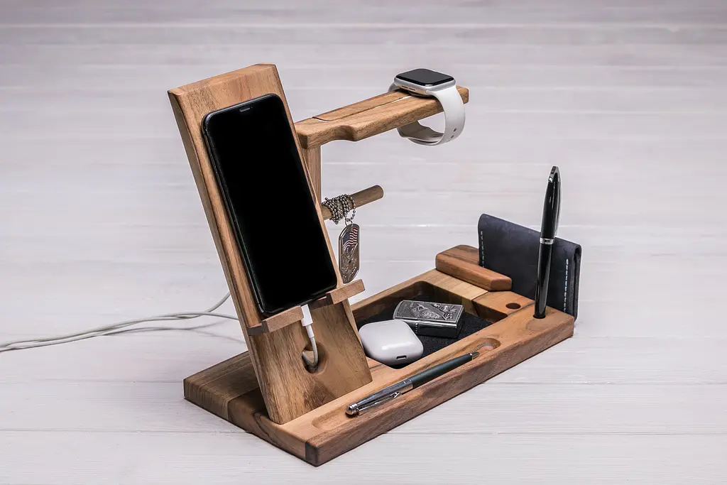 Підставка для смартфона та годинника ecoWalnut 327х150х250 мм - фото 2