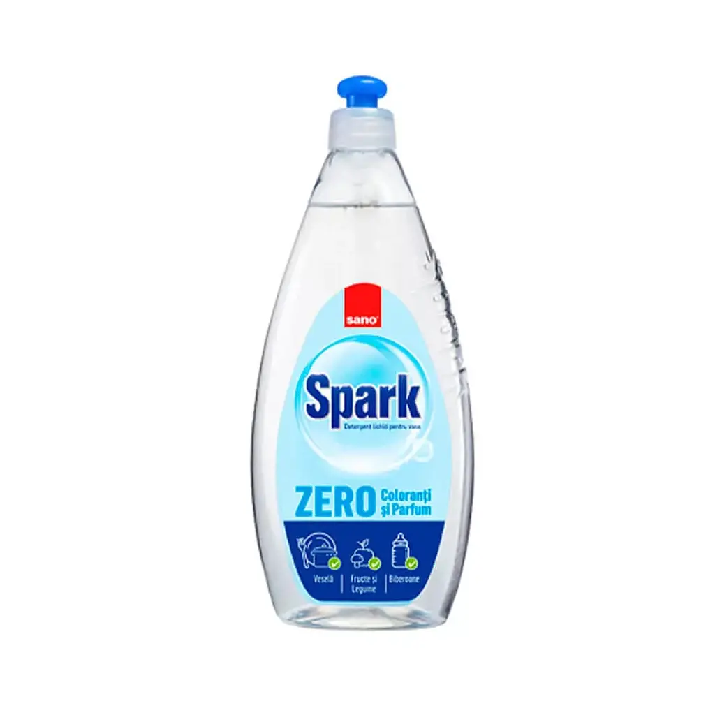 Засіб для ручного миття посуду Sano Spark Без аромату 500 мл (7290102993185)