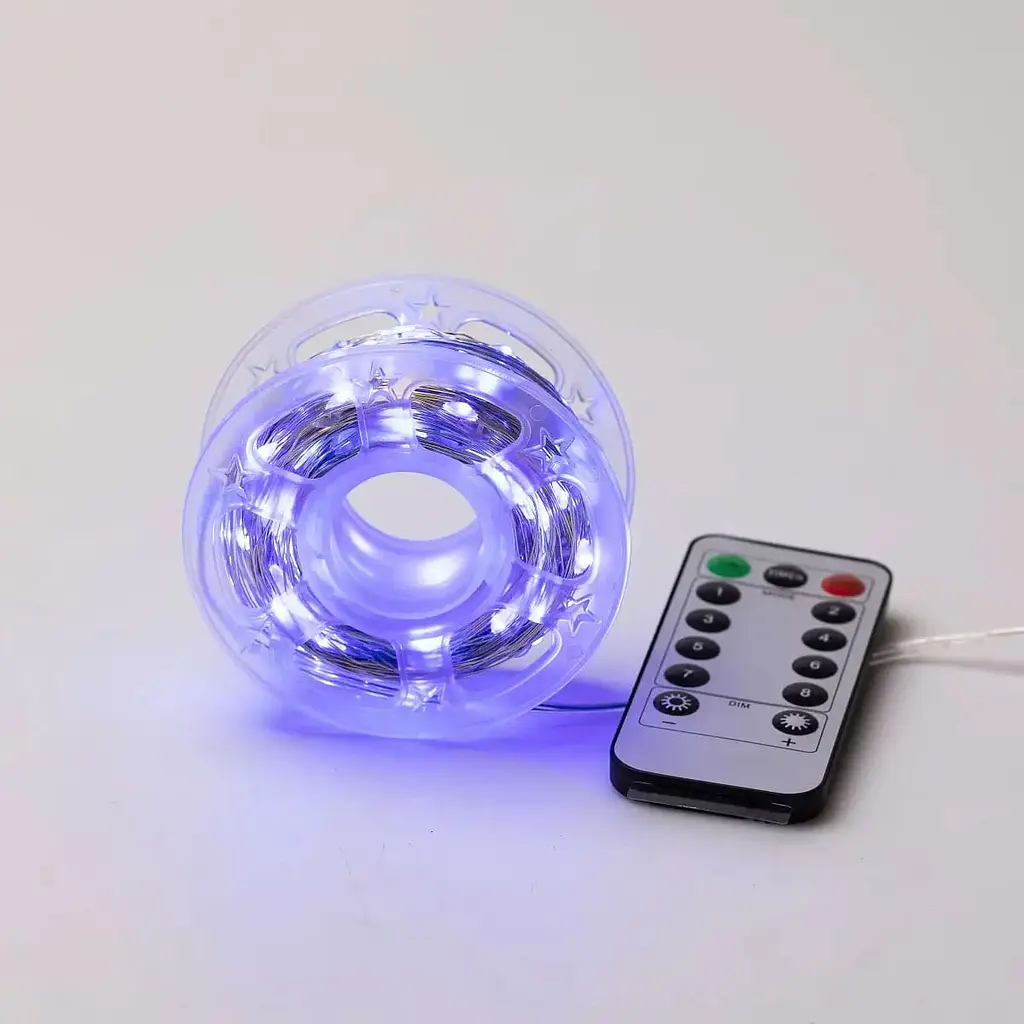 Гирлянда Роса GarlandoPro нить GarlandoPro 500 LED длина 50 м с пультом от сети, белый (500L50MWW) - фото 7