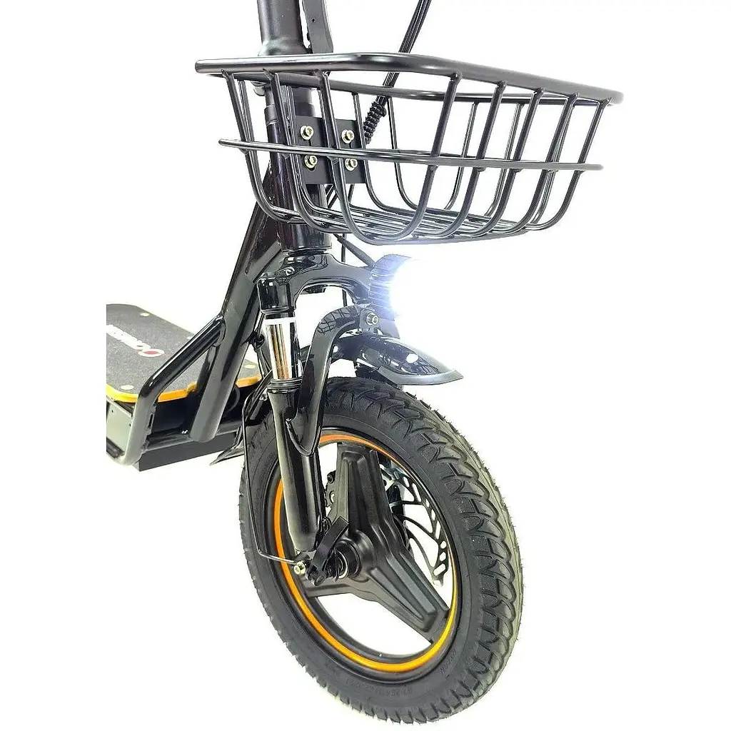 Электросамокат Cruiser C1 Pro 14" (1000W 48V 24Ah) корзина + пластиковый бокс - фото 6