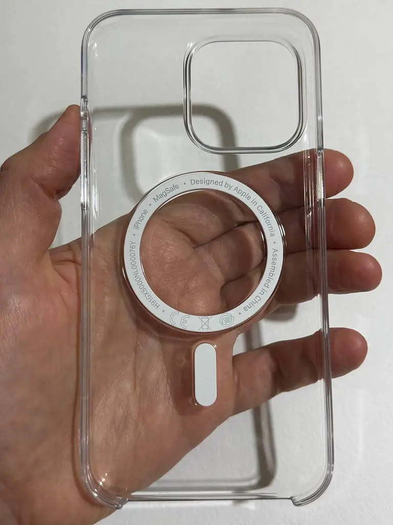 Оригінальний прозорий чохол для iPhone 15 Pro Max Apple Clear Case with MagSafe (MT233ZM/A) протиударний - фото 5