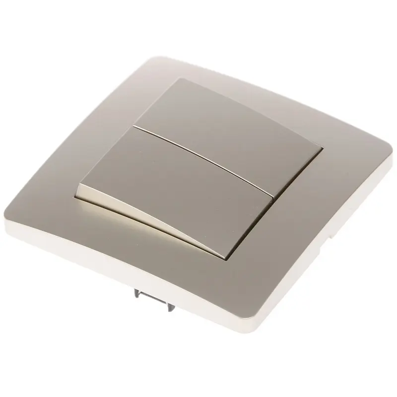 Вимикач Brille подвійний внутрішній TB-2V2 ch - фото 2