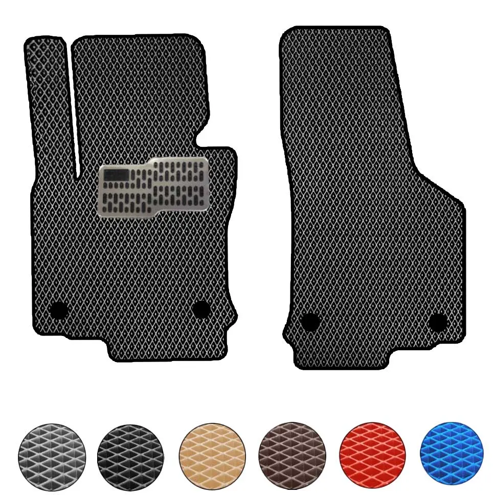 Килимки в салон передні EVA для Volkswagen Golf VI 2008-2012 з підп'ятником 2 шт