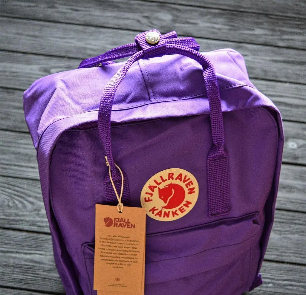 Рюкзак міський Fjallraven Kanken 16 л Classic Темно-фіолетовий - фото 5