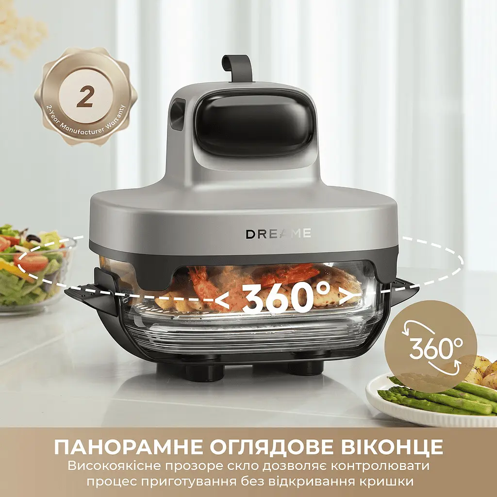 Мультипіч DREAME Tasti PT60 4.5L+2.5L Starlight Gray - фото 10