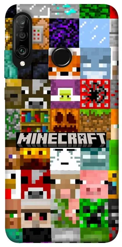 Чохол Demsky Minecraft collage для Huawei P30 lite