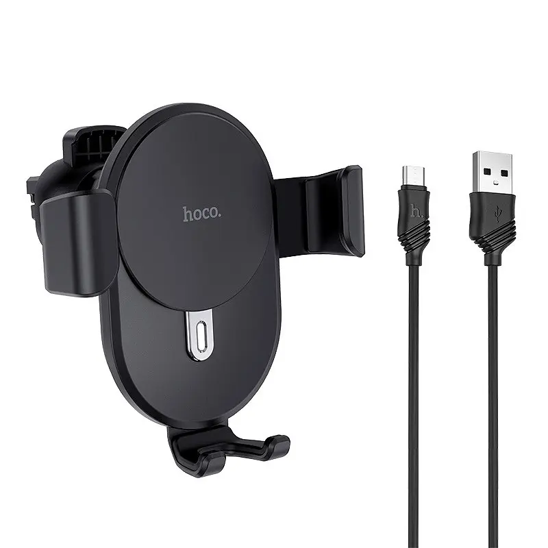 Бездротове зарядне авто тримач Hoco CW25 Delight in-car wireless charging 10W 2.4A - фото 2