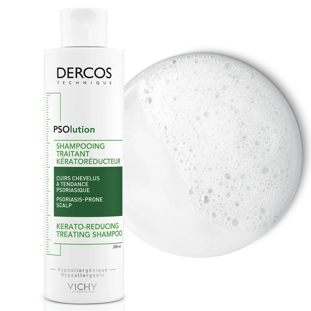 Кератолитический шампунь Vichy Dercos PSOlution Kerato-Reducing Treating Shampoo для кожи головы с проявлениями шелушения и зуда 200 мл (MB439800) - фото 6