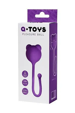 Вагінальні кульки A-Toys, 12.4 см, фіолетовий - фото 5