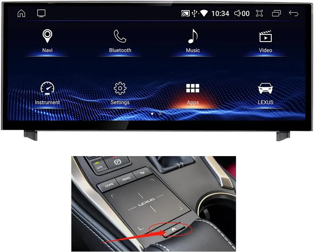 Штатна магнітола TORSSEN Lexus IS U8C 2018-2022 4/64 12.3'' - фото 2