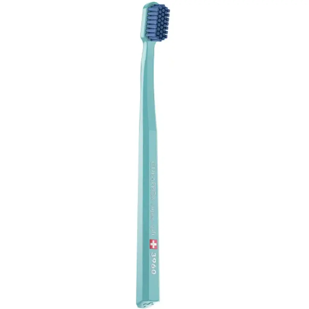 Зубная щетка Curaprox Super Soft 3960 бирюзовая с синим - фото 2