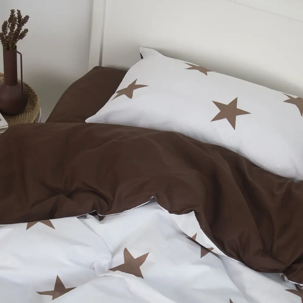 Комплект постільної білизни ТЕП Chocolate Stars полуторний - фото 4
