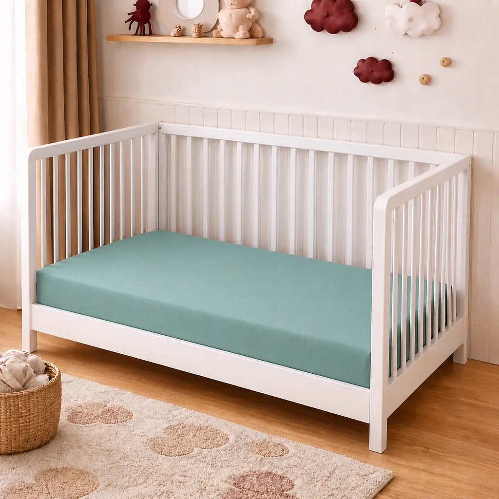 Дитяча постільна білизна MIRSON BABY фланель Menthol/Brown 110х160см (2200012800119) - фото 9