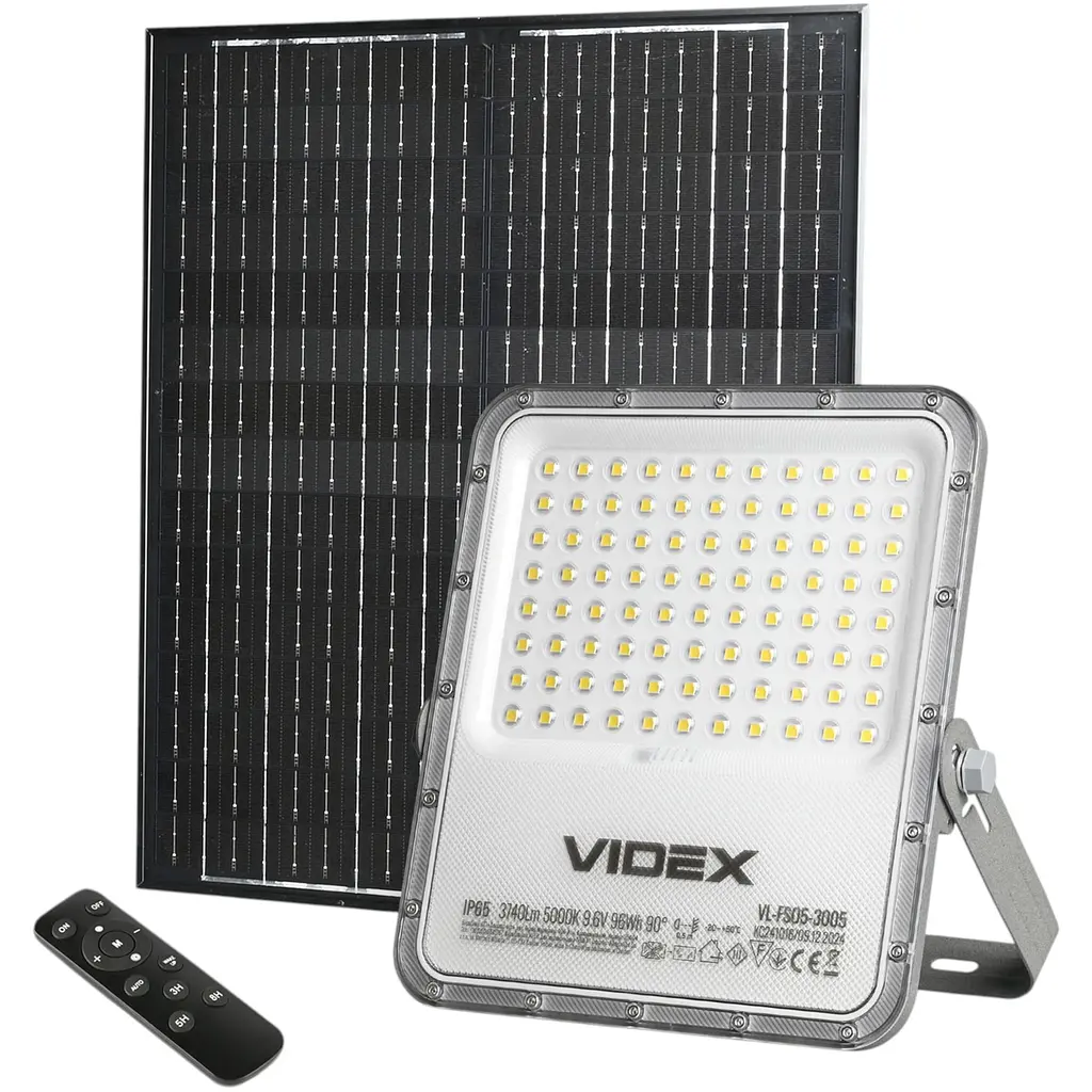 LED прожектор Videx VL-FSO5-3005 3740Lm 5000K автономний (VL-FSO5-3005) - фото 3