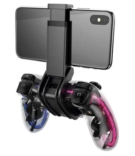Геймпад G180BT RGB, Transparent, бездротовий (Bluetooth 5.0) PC / PlayStation 3/4 / Switch / Havit teh0028544 - фото 4