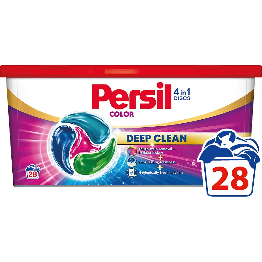 Диски для прання Persil Color 4in1 Discs Deep Clean 28 шт.