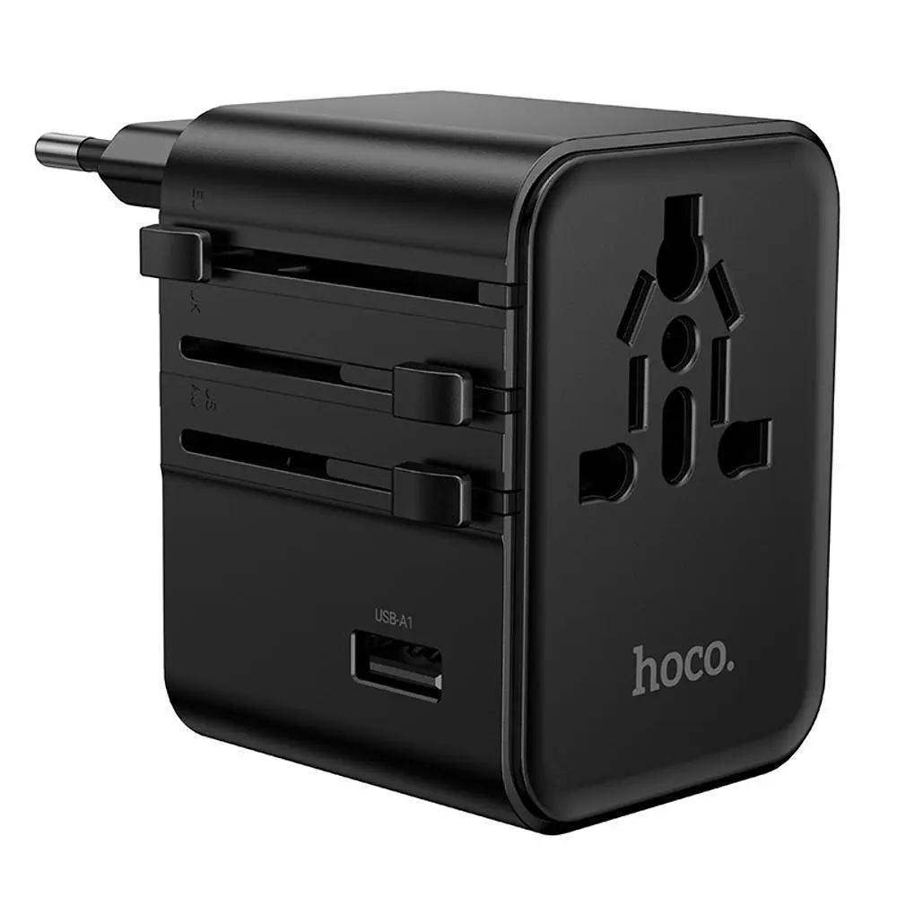 Зарядное устройство Hoco AC30 2 USB/2 Type-C CN to EU черный - фото 5