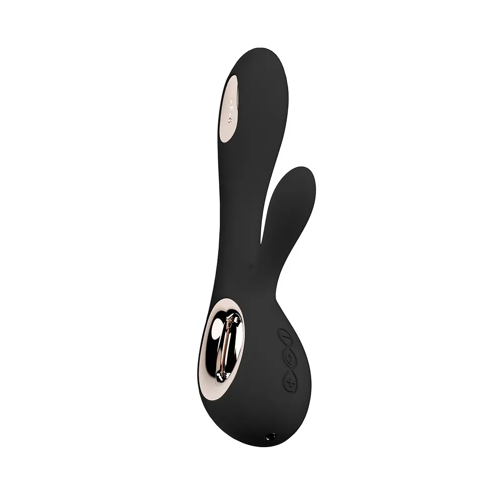 Вібратор-кролик LELO Soraya Wave Black, манливі рухи стовбура - фото 4
