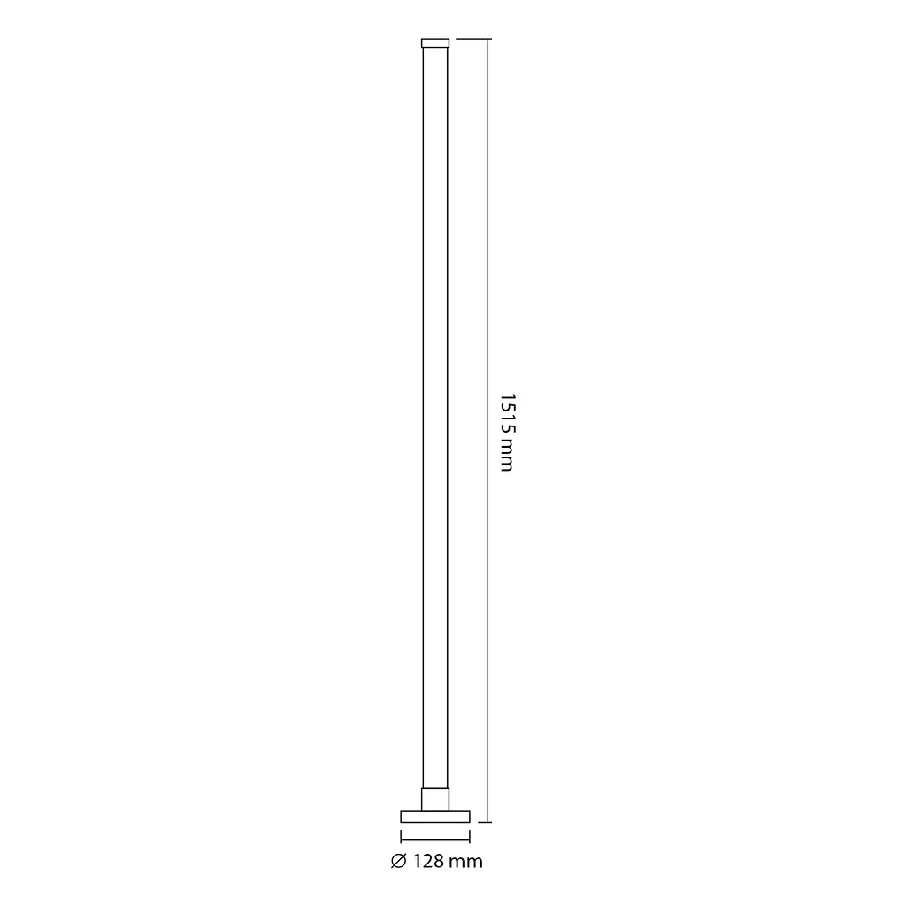 LED лампа Videx TF20 підлогова RGB 10 W чорна (VL-TF20B-RGB) - фото 9
