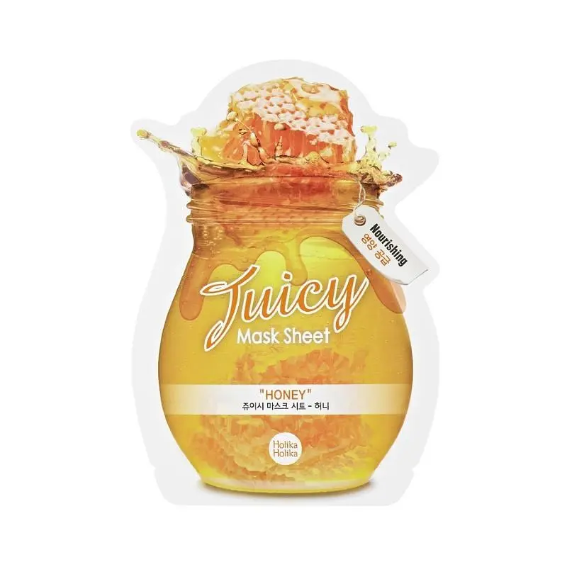 Маска тканинна для обличчя Holika Holika Honey Juicy Mask Sheet з екстрактом меду