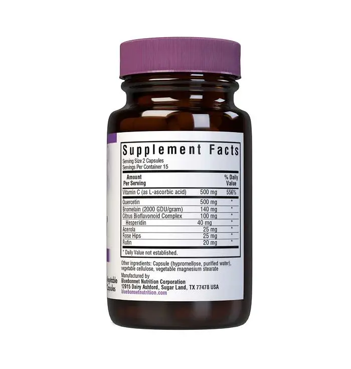 Кверцетин Bluebonnet Nutrition Super Quercetin, 30 вегакапсул для здоров'я імунної системи - фото 2