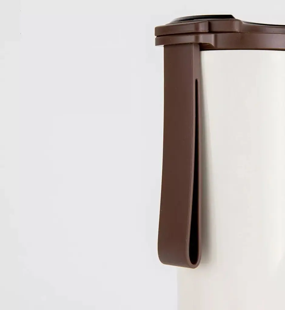 Термокухоль Kiss Kiss Fish MOKA Smart Coffee Tumbler White (S-U45CW) [31308] - фото 2