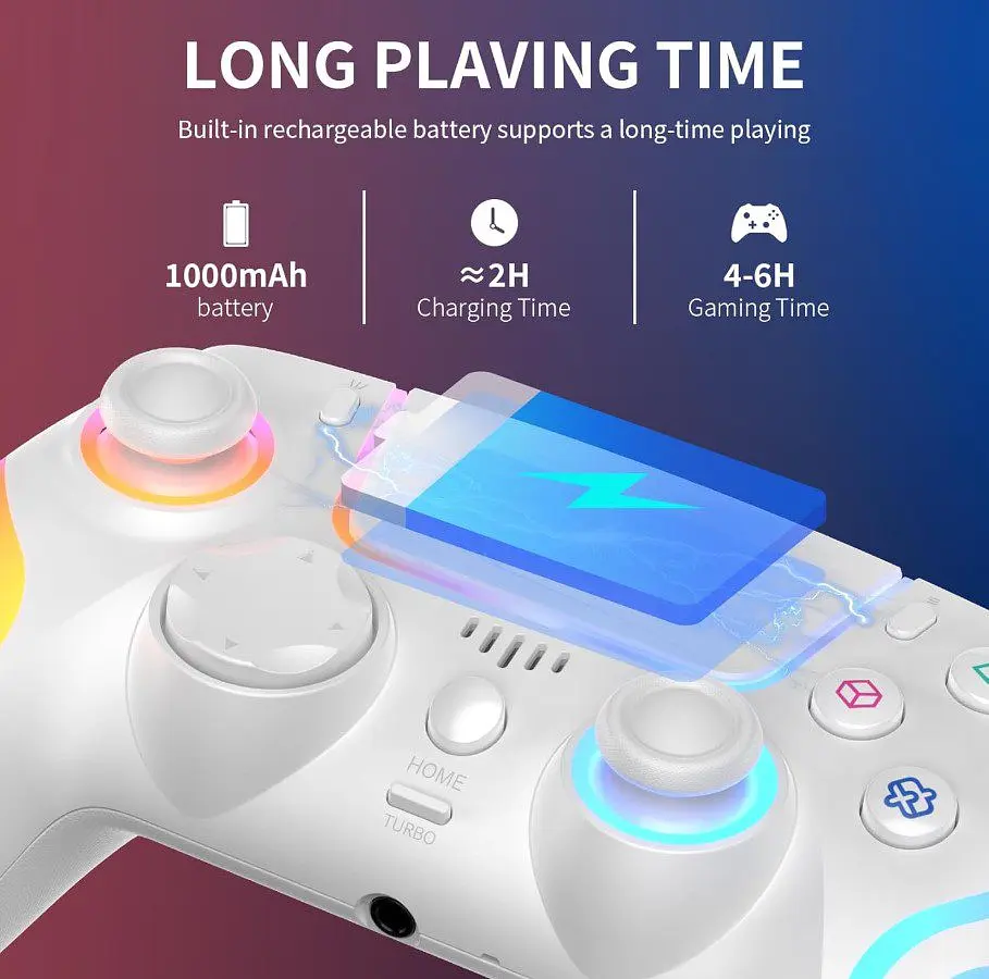Геймпад джойстик Voltronic P5 for PS5/PS4/Switch/PC DUAL Senses Wireless Controller - фото 8