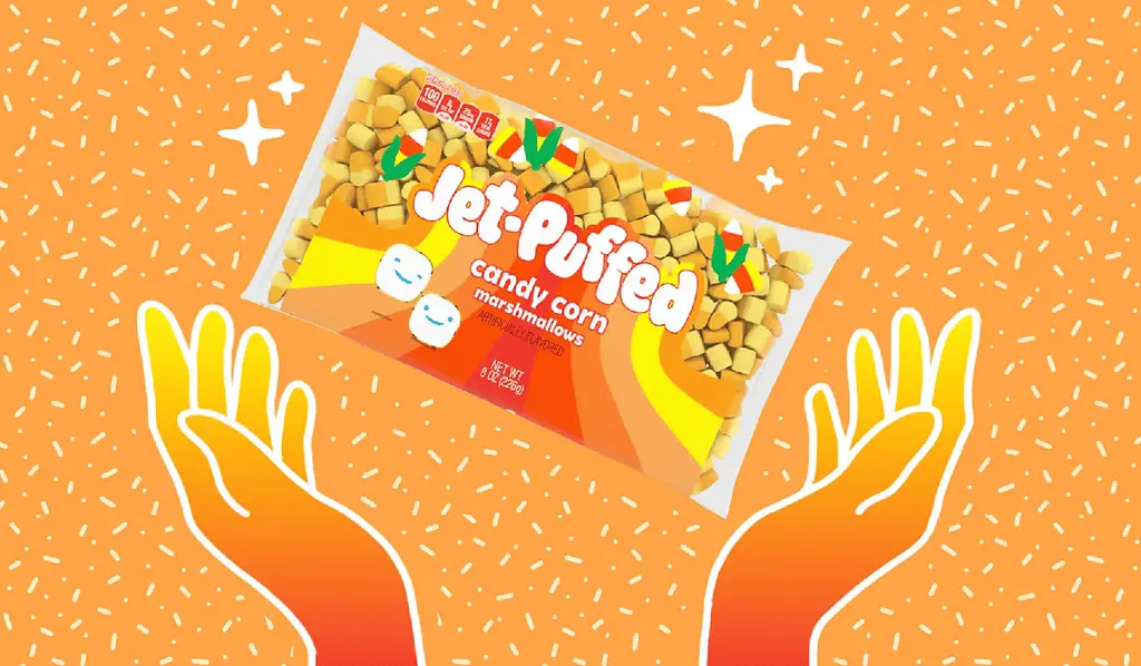 Маршмеллоу Jet Puffed Candy Corn Marshmallows 226г - фото 6