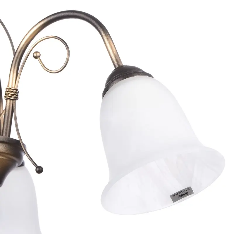 Люстра подвесная Brille флористика E27 60W BR (BKL-470S/3) - фото 3