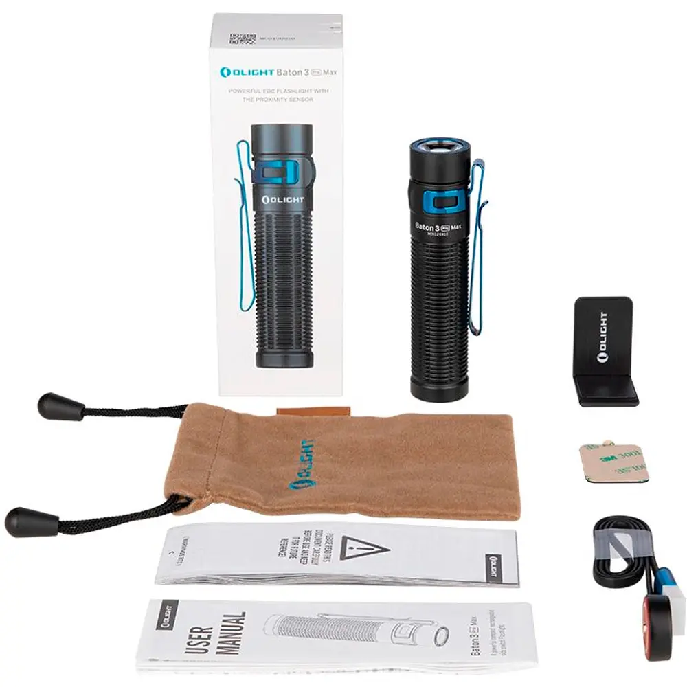 Ліхтар Olight Baton 3 Pro Max CW Black - фото 11
