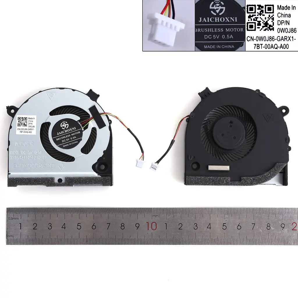 Вентилятор для Dell G3 3579 3779 G5, 5587 P75F, (CPU fan, 0TJHF2, DFS481105F20T, DC28000KUF0, Аналог) - фото 3