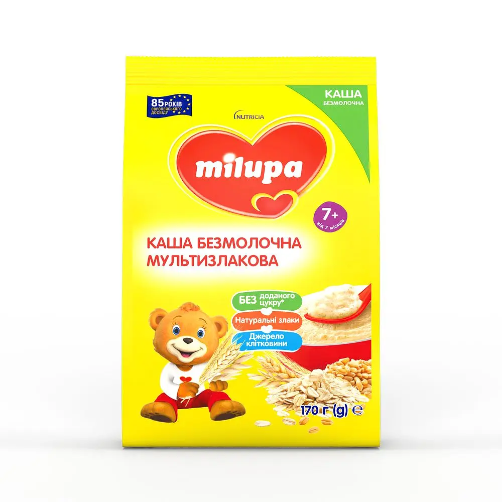 Безмолочная каша Milupa Мультизлаковая 170 г - фото 2